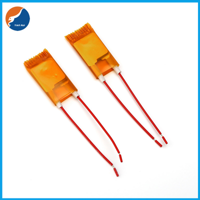 Termistores PTC com fio, resistor de coeficiente de temperatura positiva para aquecimento