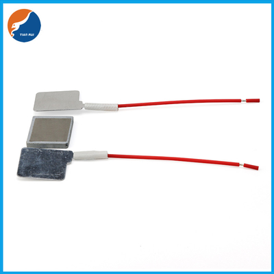 Termistores PTC com fio, resistor de coeficiente de temperatura positiva para aquecimento