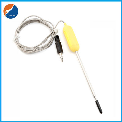 Sensor de temperatura de aço inoxidável do ASSADO da ponta de prova do punho do silicone
