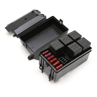 A caixa impermeável universal Kit With 6 do fusível do relé entalha o relé do ATC ATO Fuses And 5PCS 5Pins JD1914 40A e o 1PCS 4 Pin Relay