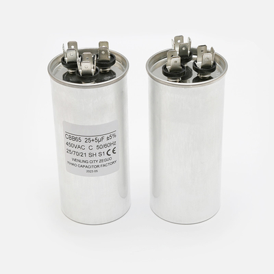 Capacitor do capacitor CBB65 CBB65A CBB65A-1 450V 25uf da C.A. para o compressor do condicionamento de ar do sistema da ATAC