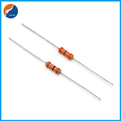 1 / Cinza de revestimento do corpo Wirewound do fusível do resistor 4W-5WS para 0.01Ω-1KΩ