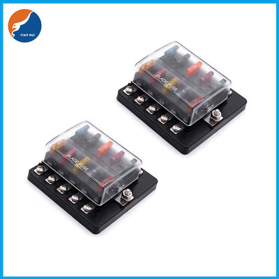 O diodo emissor de luz vermelho do indicador ilumina 10 maneiras circuita bloco do suporte da caixa do fusível da lâmina de Polos o auto