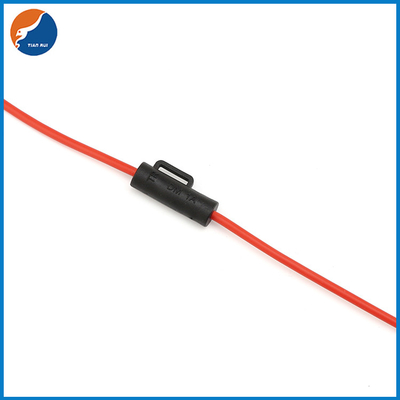 O fio impermeável selado conduz o suporte Inline atual do fusível para o fusível de vidro de 5x20 6x30